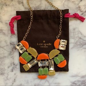 NWOT Kate Spade Varadero Tile Crystal Necklace